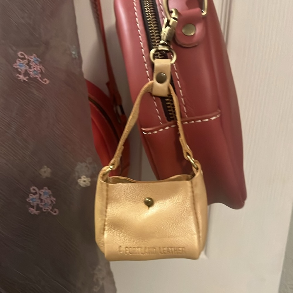 Portland Leather Purse Keychain